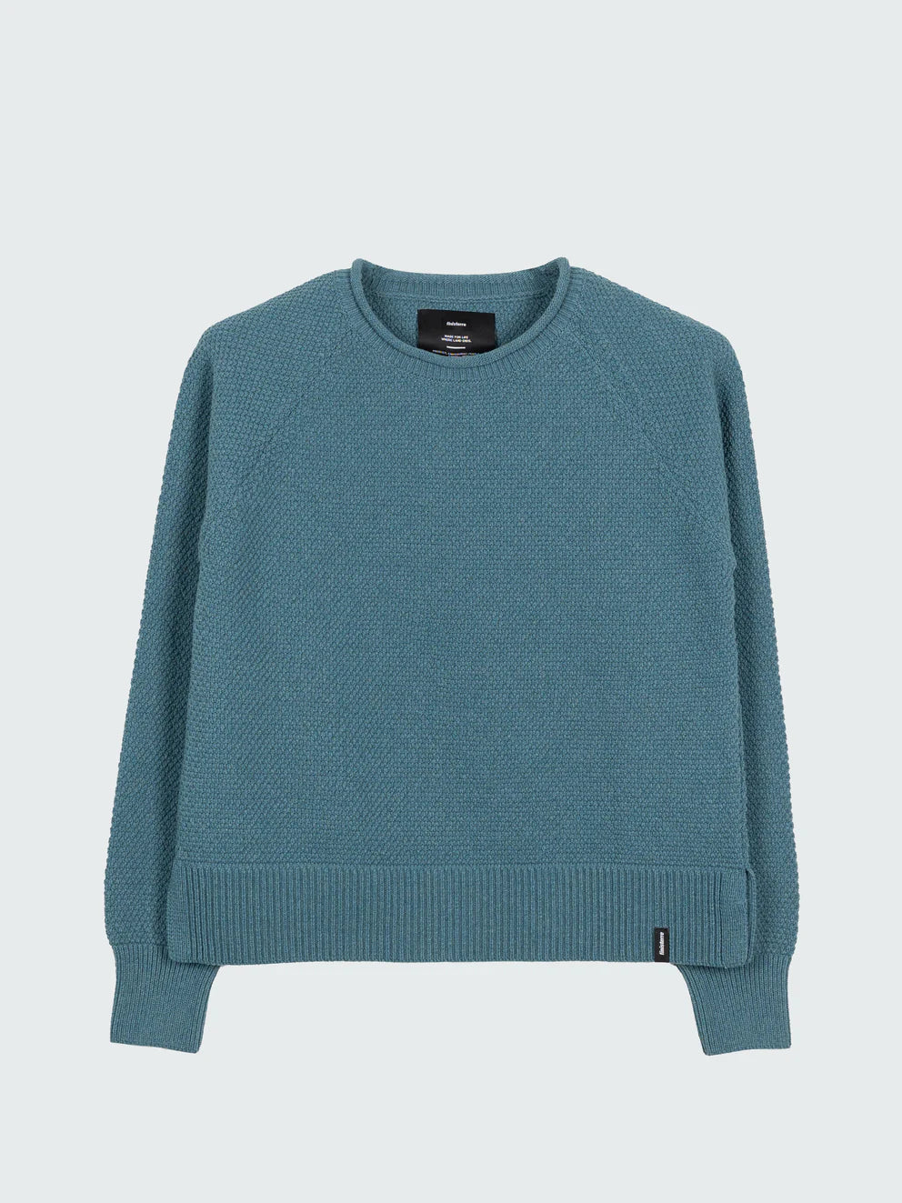 Finisterre Kerrow Stitch Jumper - Blue Pine