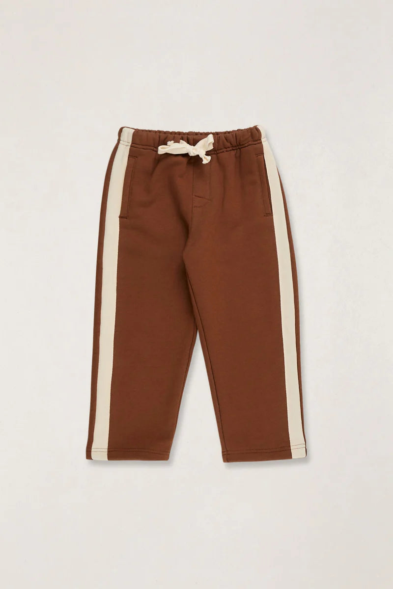 Rhythm Kids Vintage Stripe Trackpant - Earth