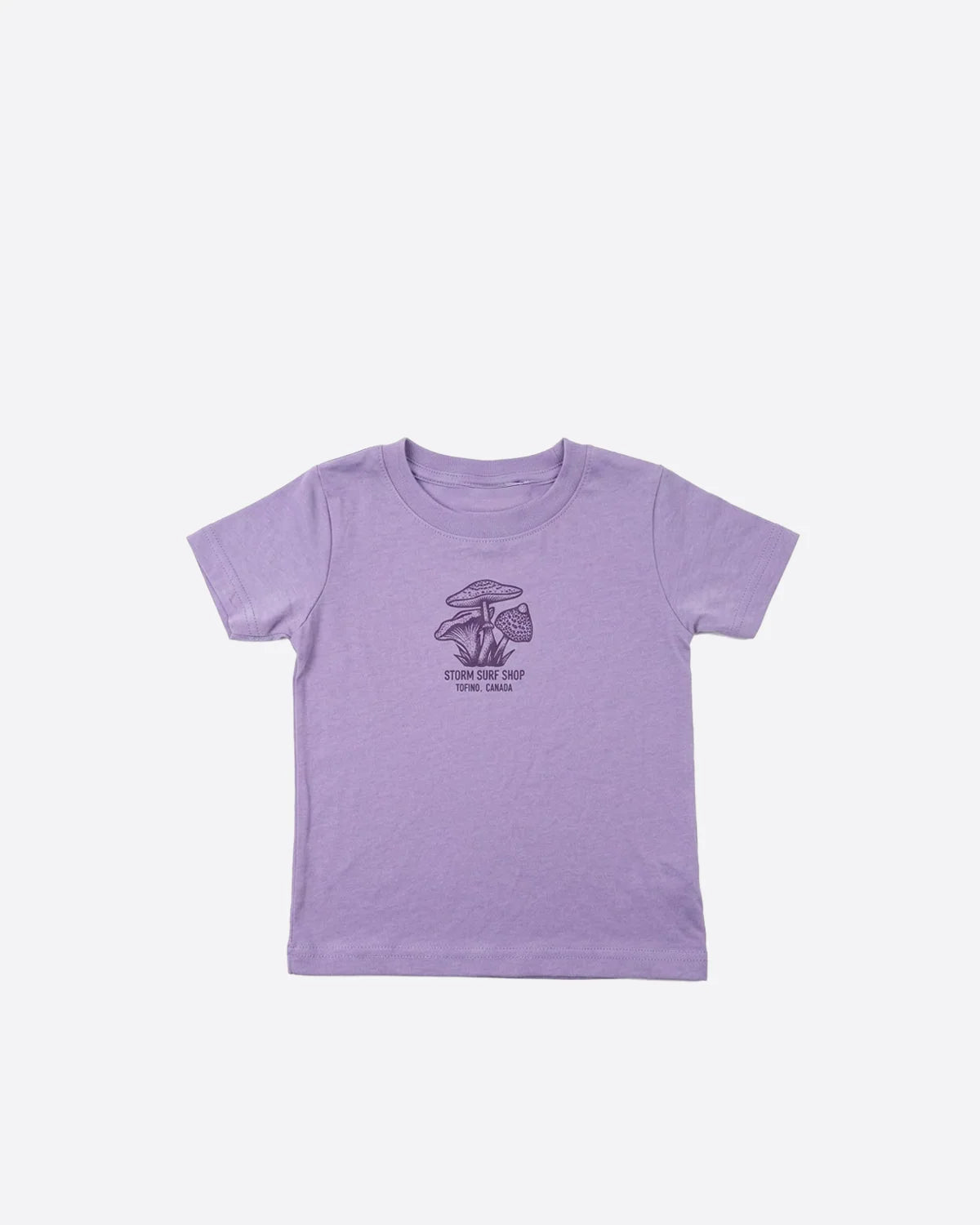 Storm Mushroom Youth Tee - Purple