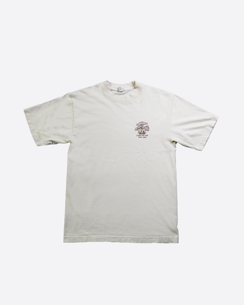 Storm Mushroom Tee - Cream