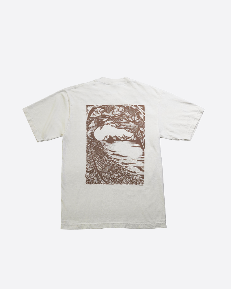 Storm Mushroom Tee - Cream