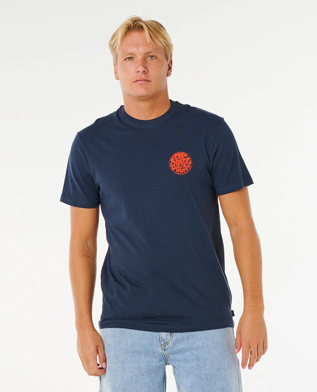 Rip Curl Wettie Icon Tee - Dark Navy