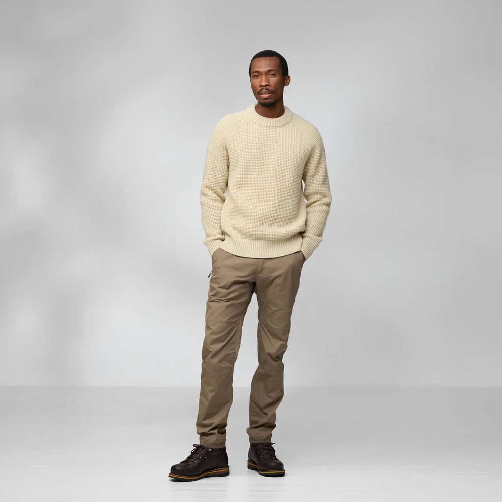 Fjallraven Övik Waffle Knit - Light Beige