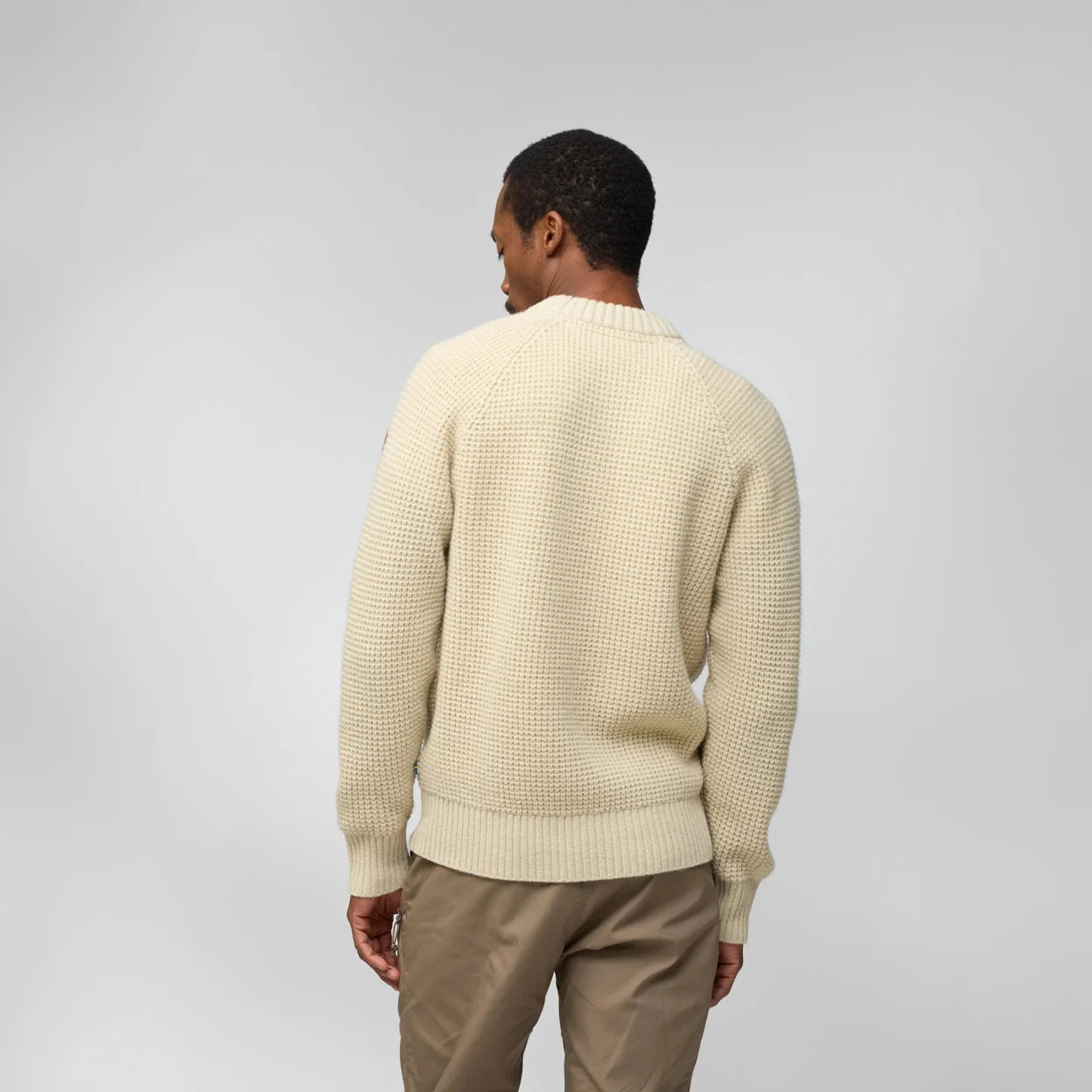 Fjallraven Övik Waffle Knit - Light Beige