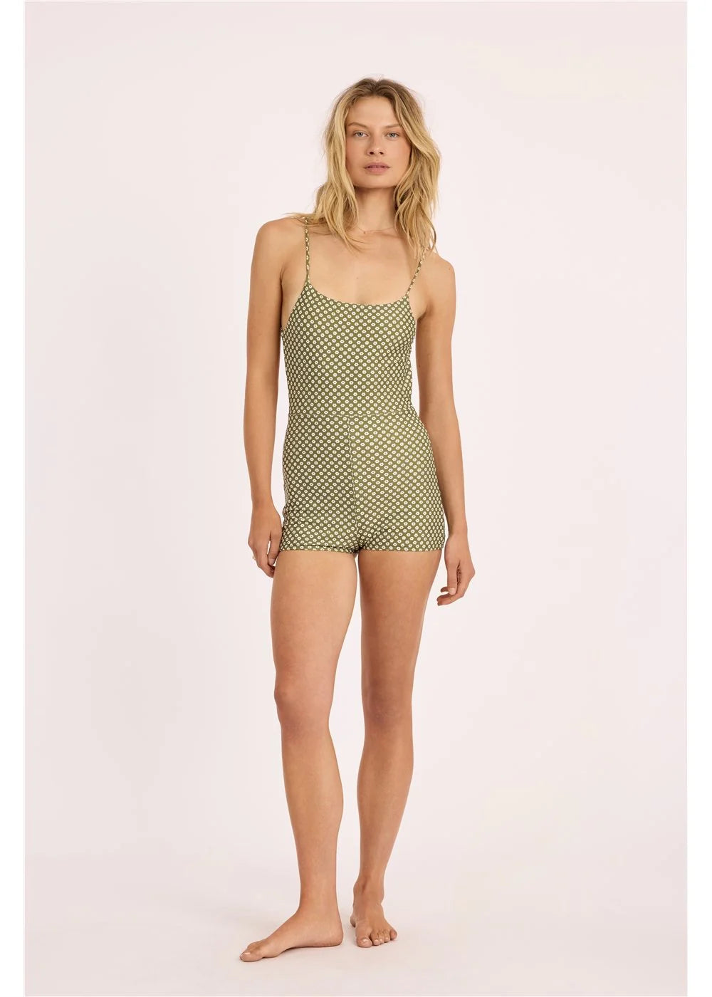 Sisstr Good Times One Piece Short - Seaweed