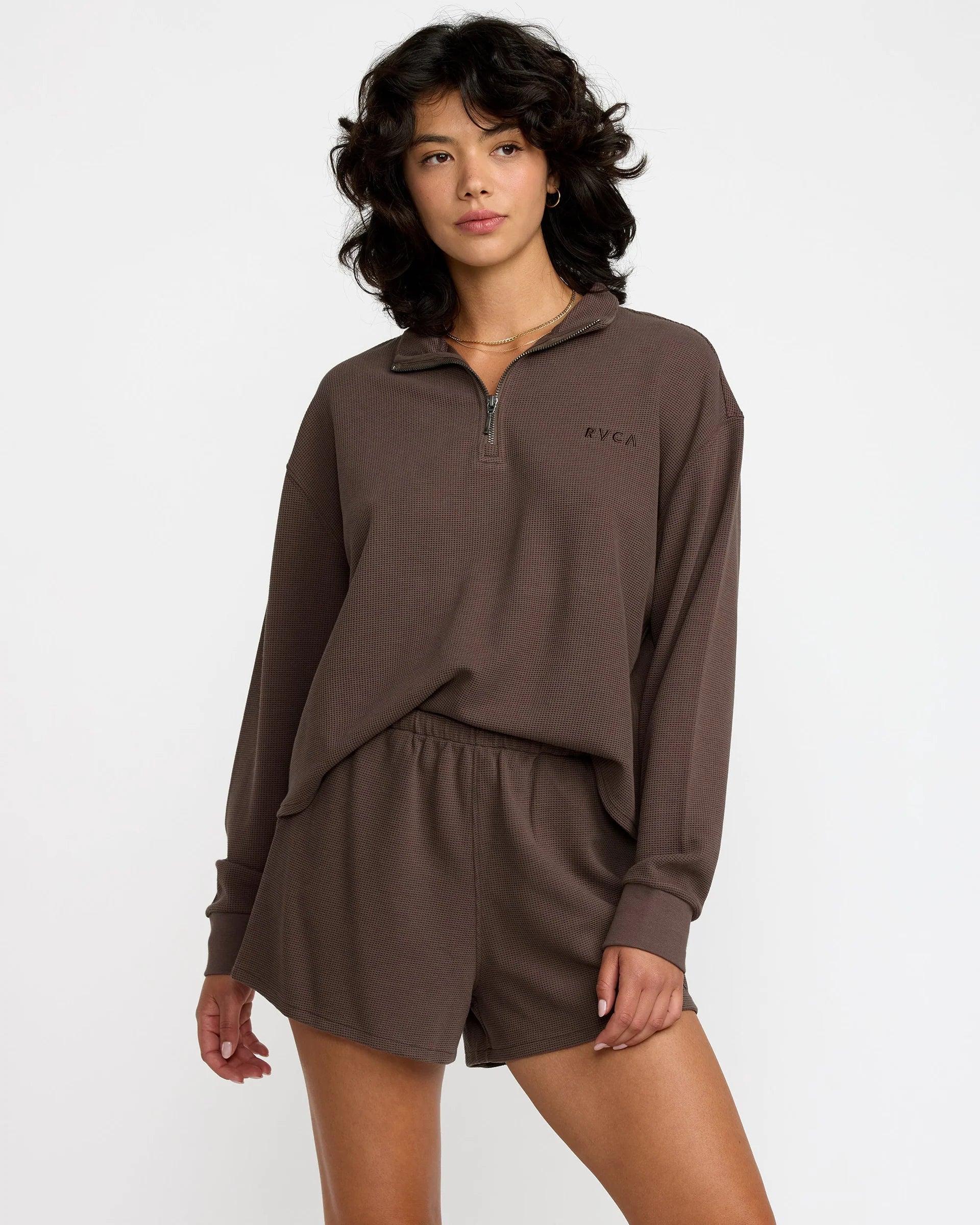 RVCA Glory Waffle Short - Brown Bear