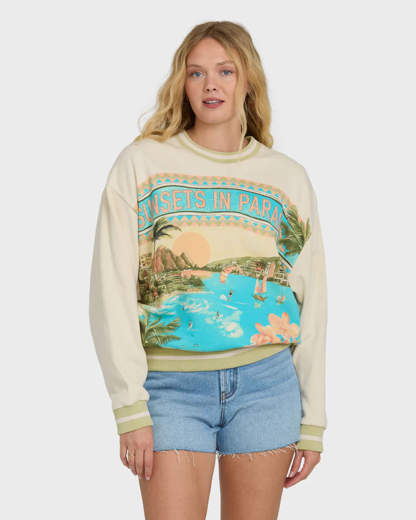 Billabong Summer Dreams Kendal Crew - White Cap