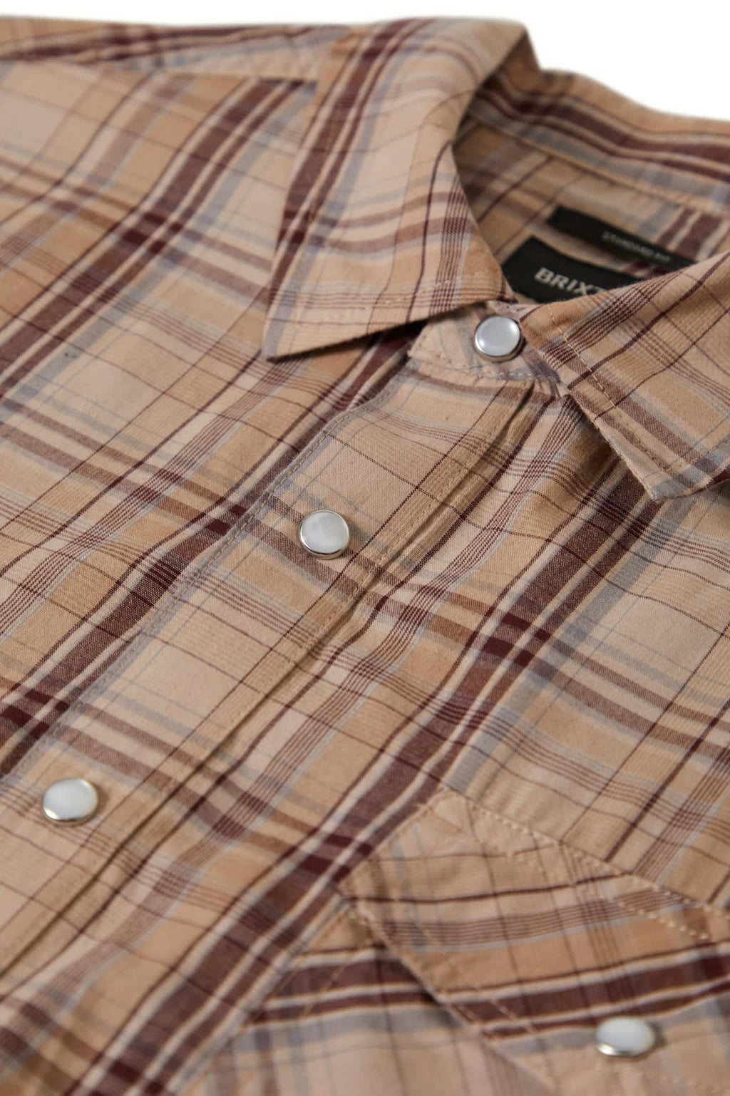 Brixton Wayne S/S Woven - Western Plaid