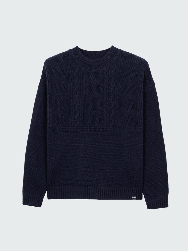 Finisterre RNLI Polperro Jumper - Navy