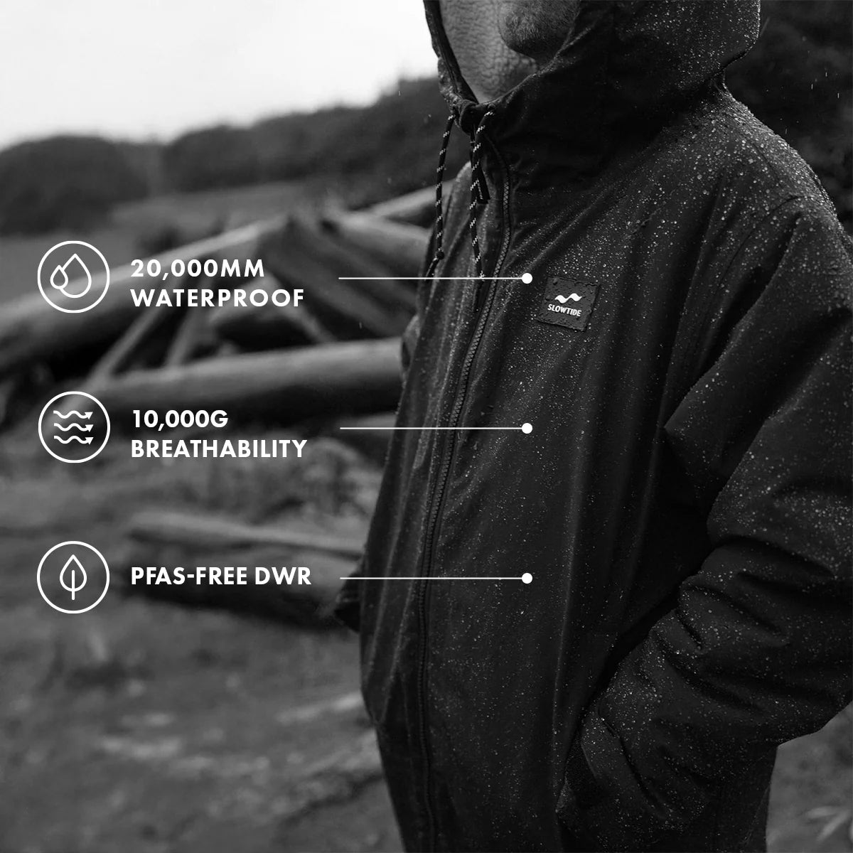 Slowtide Mossy All Weather Parka - Multi