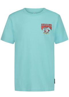 Quicksilver Boys Shark Run SS Tee - Angel Blue