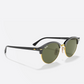 Ray-Ban Clubround Classic Sunglasses - Black/Green