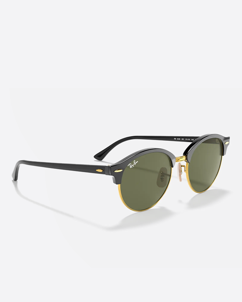 Ray-Ban Clubround Classic Sunglasses - Black/Green