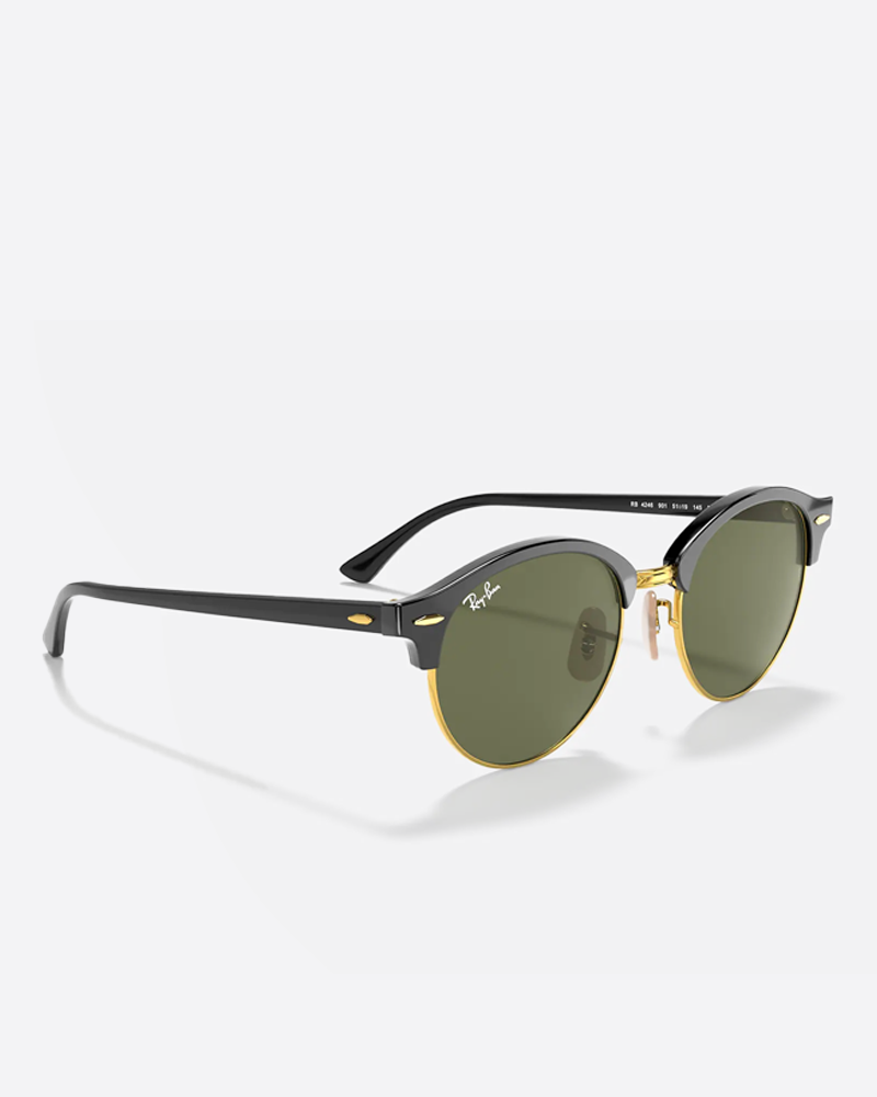 Ray-Ban Clubround Classic Sunglasses - Black/Green – Storm Surf Shop