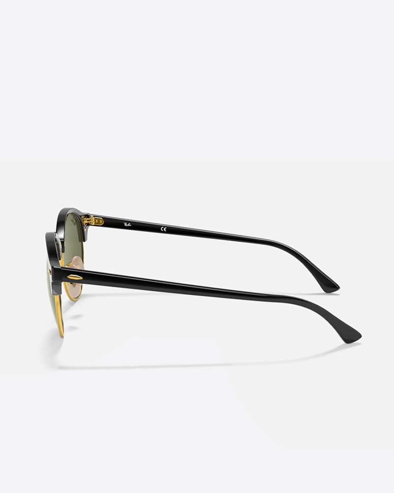 Ray-Ban Clubround Classic Sunglasses - Black/Green