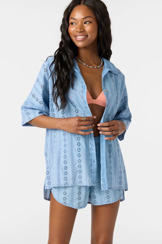 O'Neill Olivia Light Shirt - Faded Denim