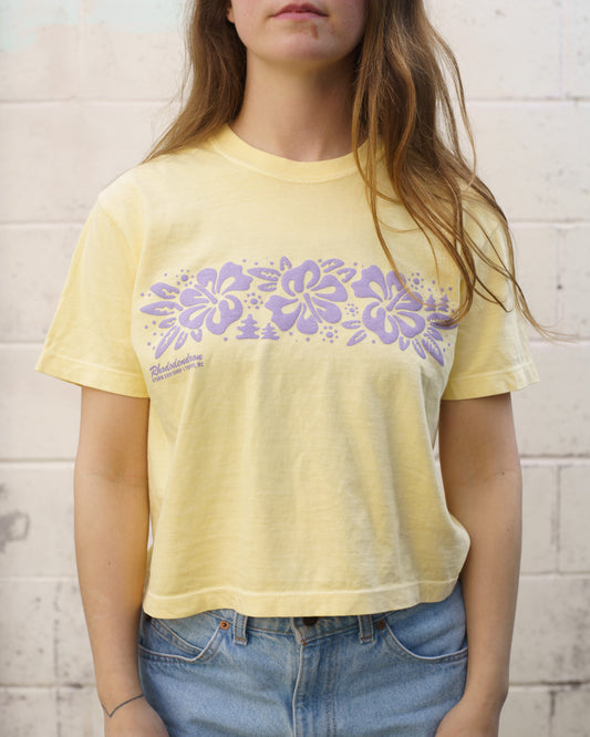 Storm Rhododendron Womens Tee - Butter