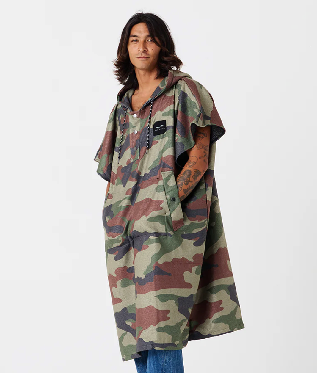 Slow Tide Regime Quick Dry Poncho