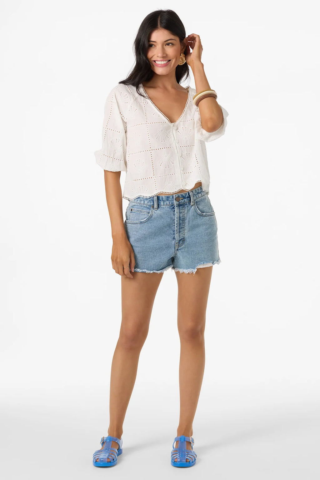 O'Neill Flora Top - White