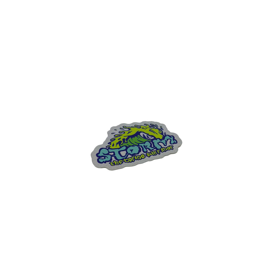 Storm Slime Wave Sticker Mini - Teal Glitter