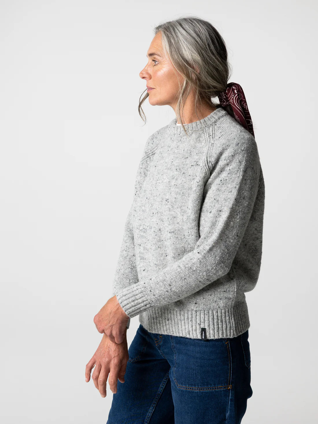 Finisterre Farne Crew - Dove Grey