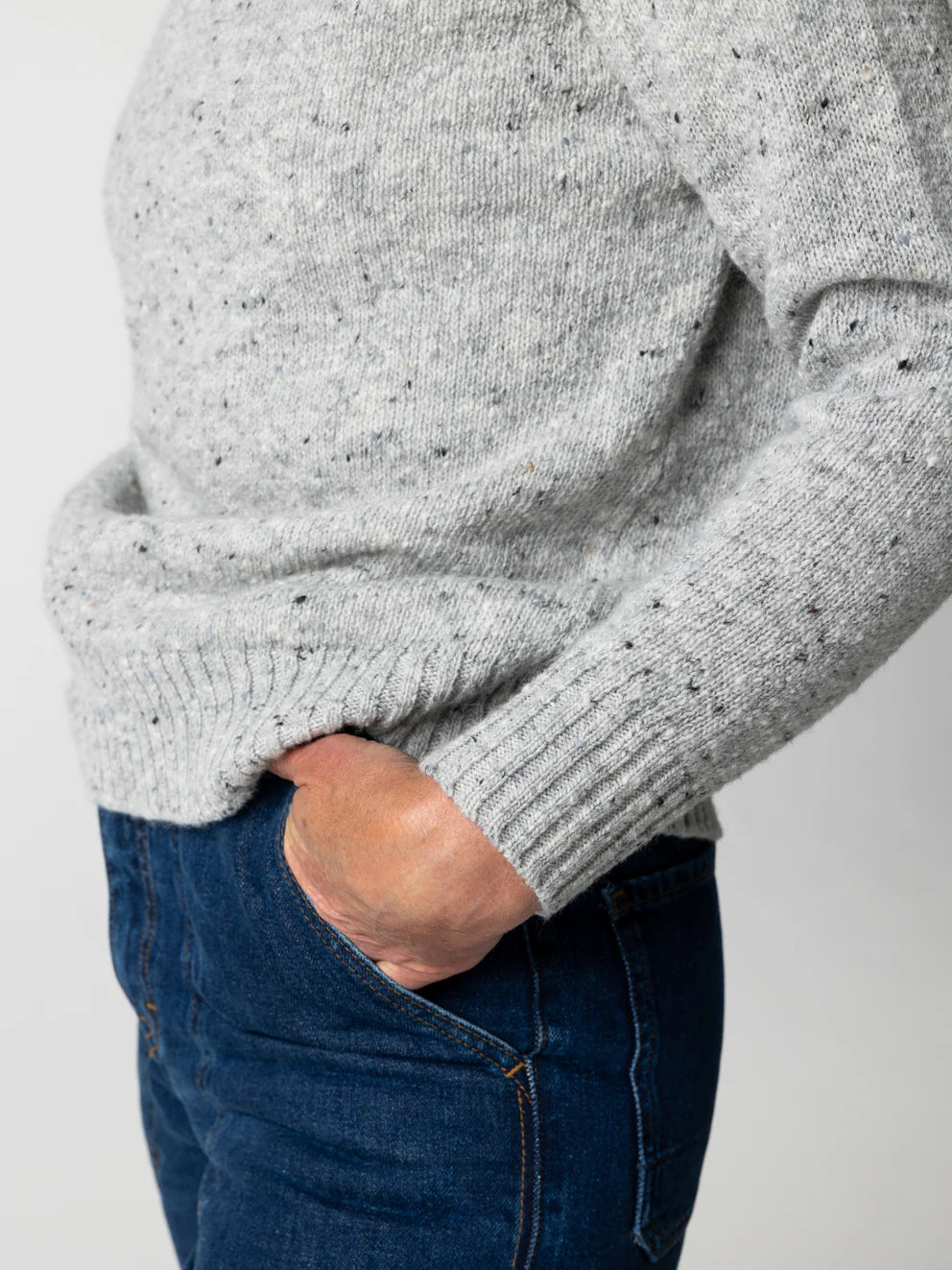 Finisterre Farne Crew - Dove Grey