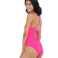 Eidon Womens Naomi One-Piece Pinky