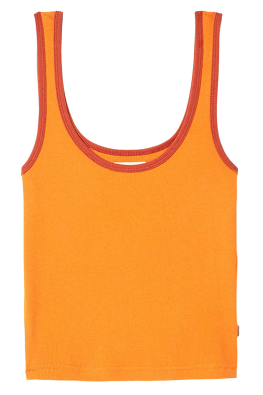 Brixton Ringer Organic A-Tank - Tangerine