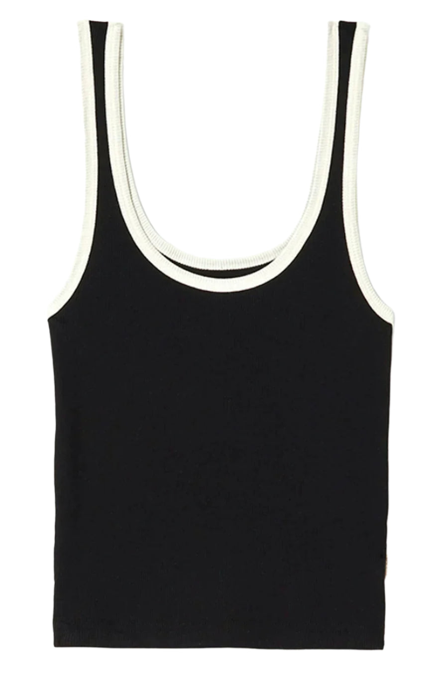 Brixton Ringer Organic A-Tank - Black/Off White
