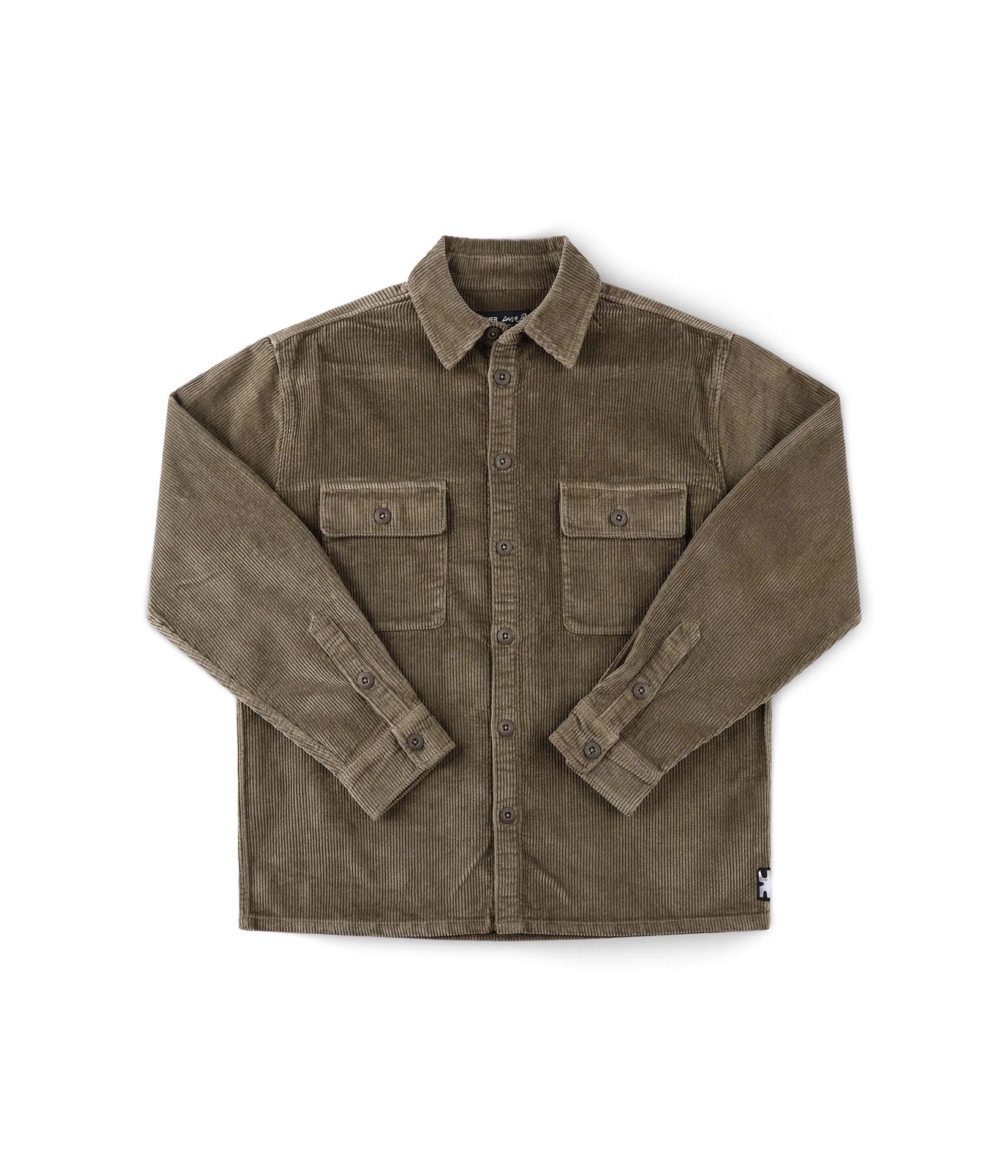 Former Reynolds Cord L/S Shirt - Pine