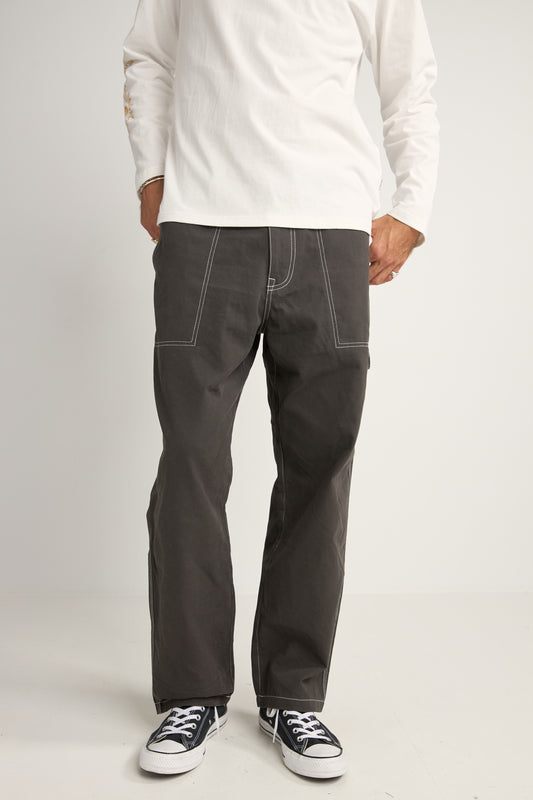 Rhythm Mens Contrast Stitch Carpenter Pant