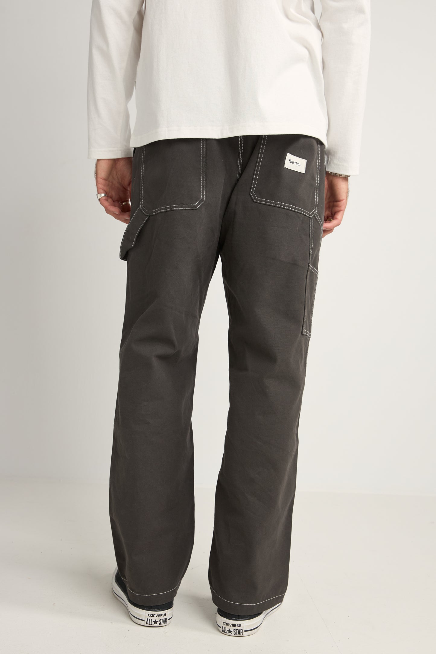 Rhythm Mens Contrast Stitch Carpenter Pant