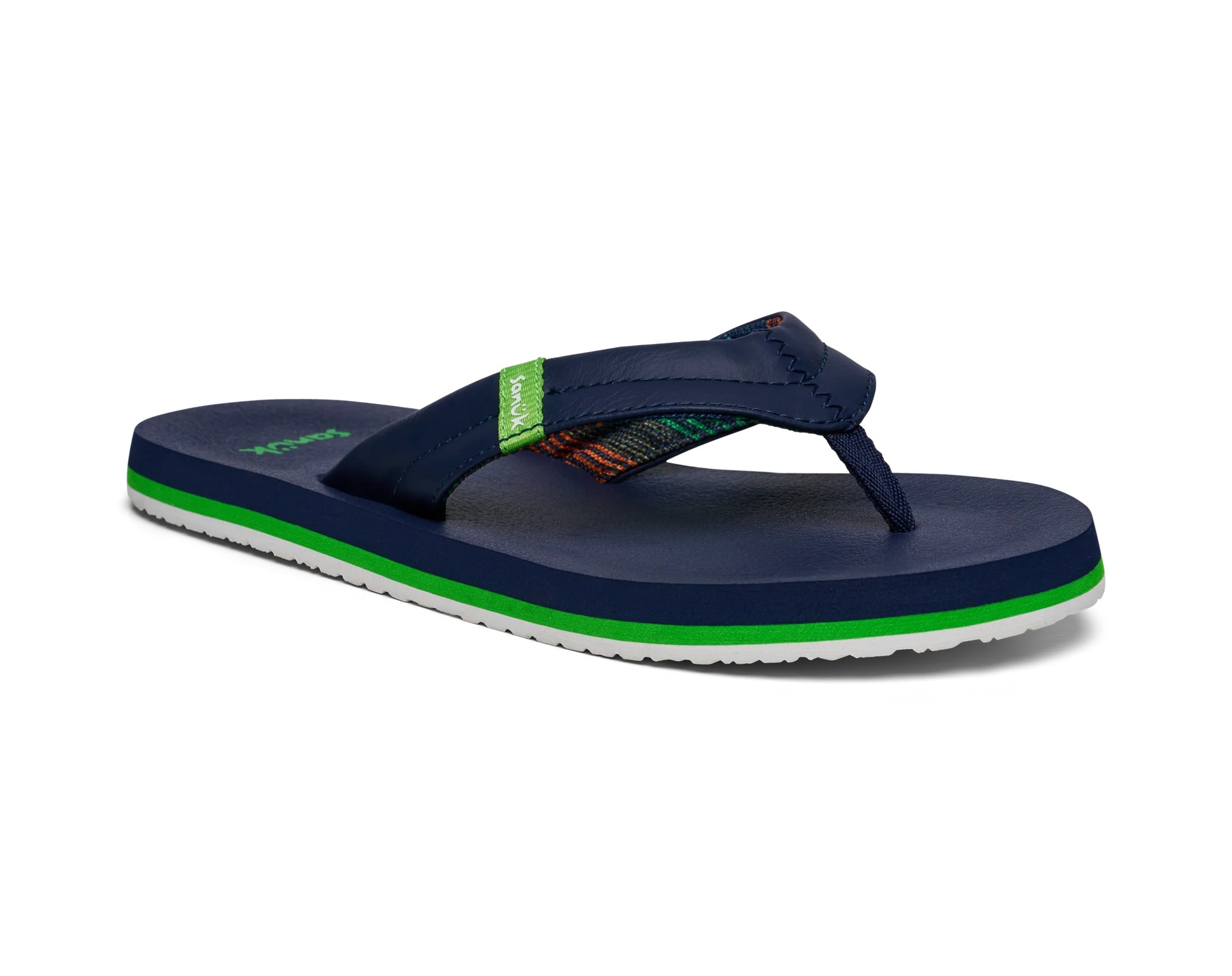 Sanuk Youth Wavy Sandal - Navy