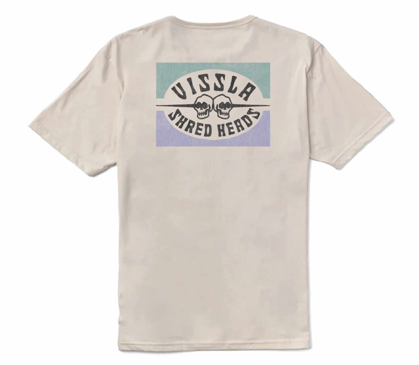 Vissla Shred Heads Organic Tee - Bone