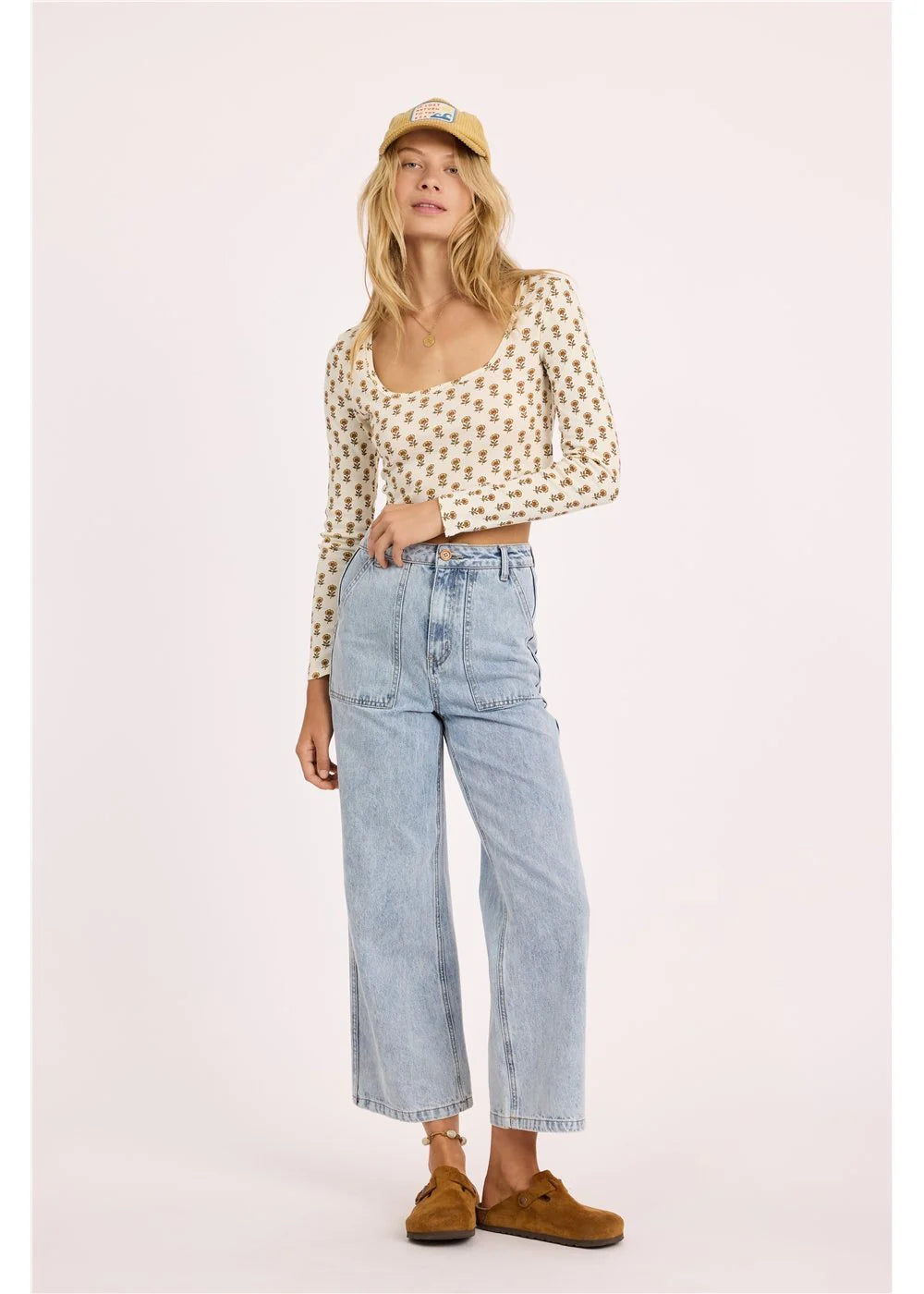 Sisstr With Love Long Sleeve  Knit - Sea Salt