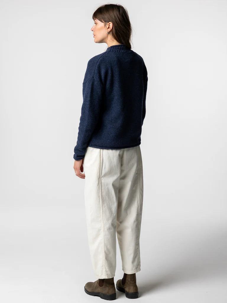 Finisterre Taran Jumper-Deep Blue