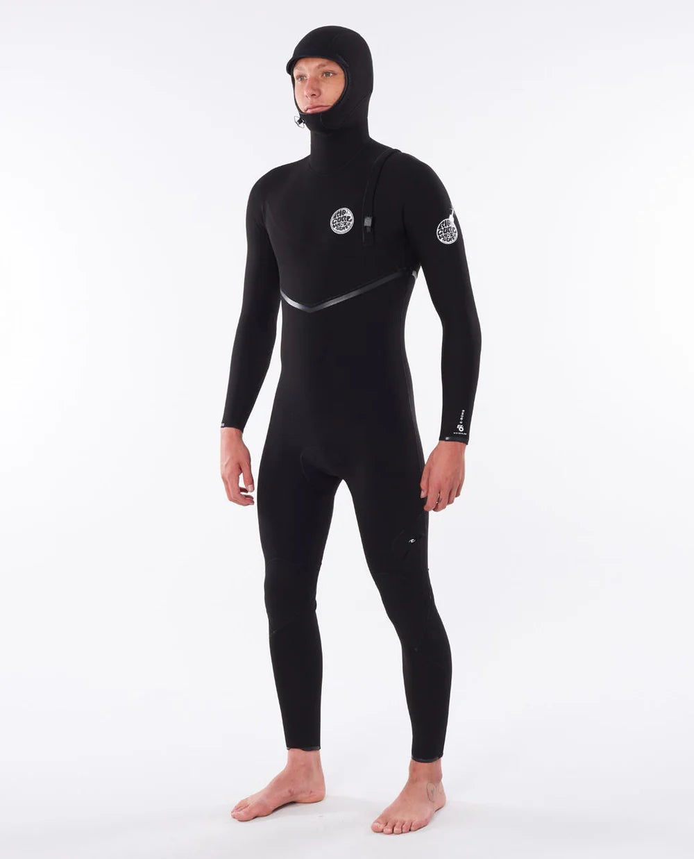 Rip Curl Mens 4M E Bomb Hooded Wetsuit