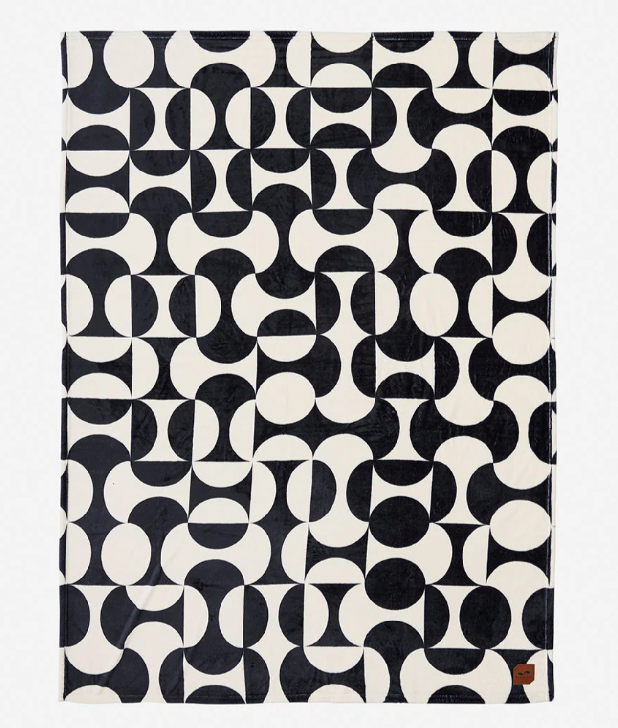 Slowtide Caster Plush Throw Blanket-Black