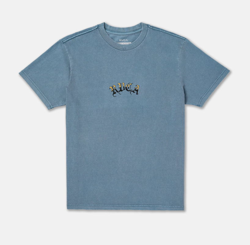 RVCA Olde RVCA Tee - Vintage Navy