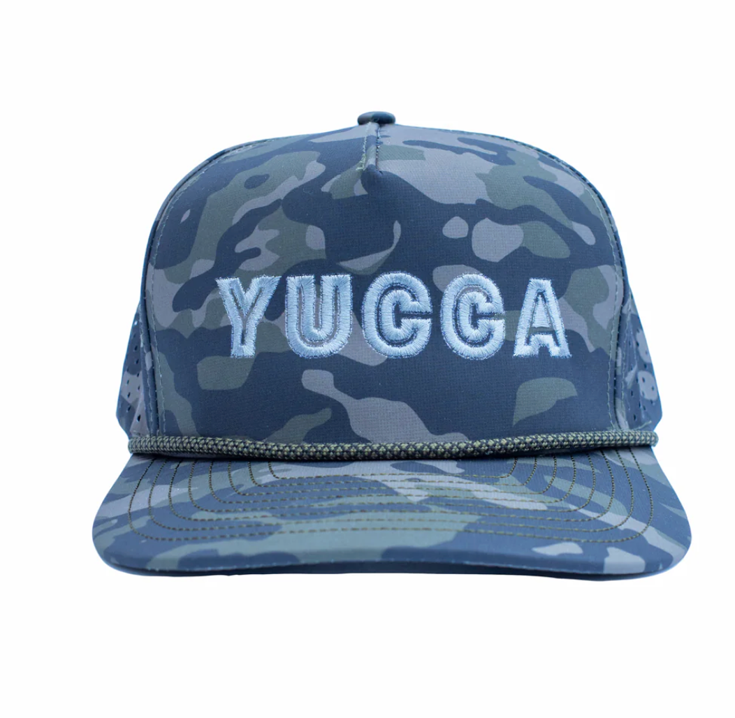 Yucca Out And Back Hat - Blue Camo