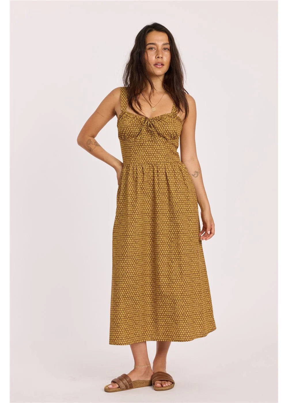 Sisstr Sunspell Woven Tank Dress - Kona