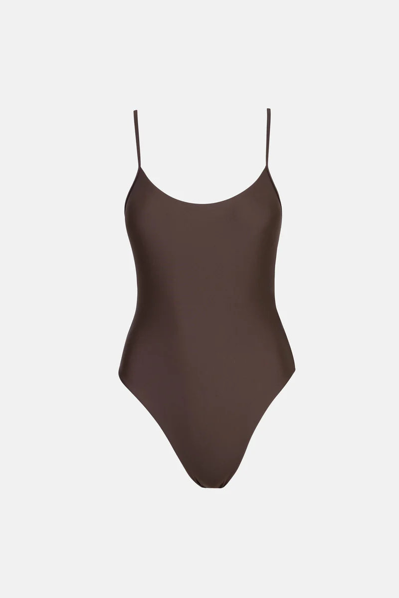 Rhythm Classic Minimal One Piece - Chocolate