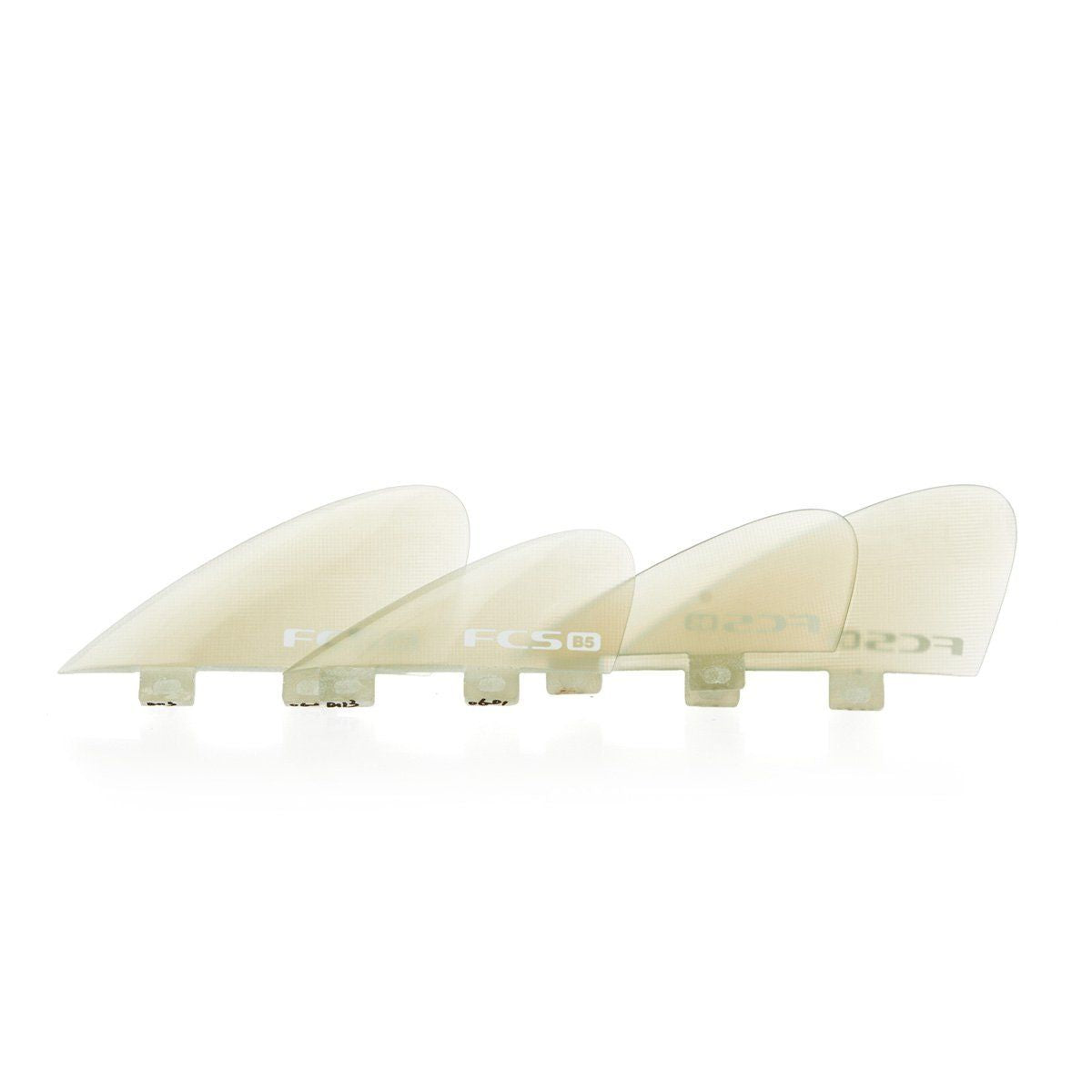 FCS B5 Bonzer PG Clear Quad Fin Set