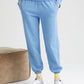 richer poorer recycled fleece sweatpants overdyed blue