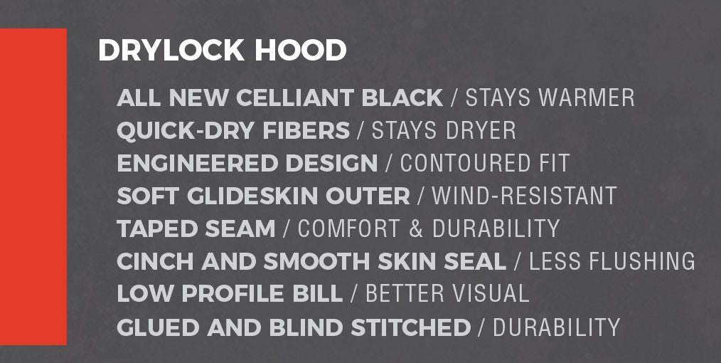 Xcel Drylock Hood w/Bill 2mm