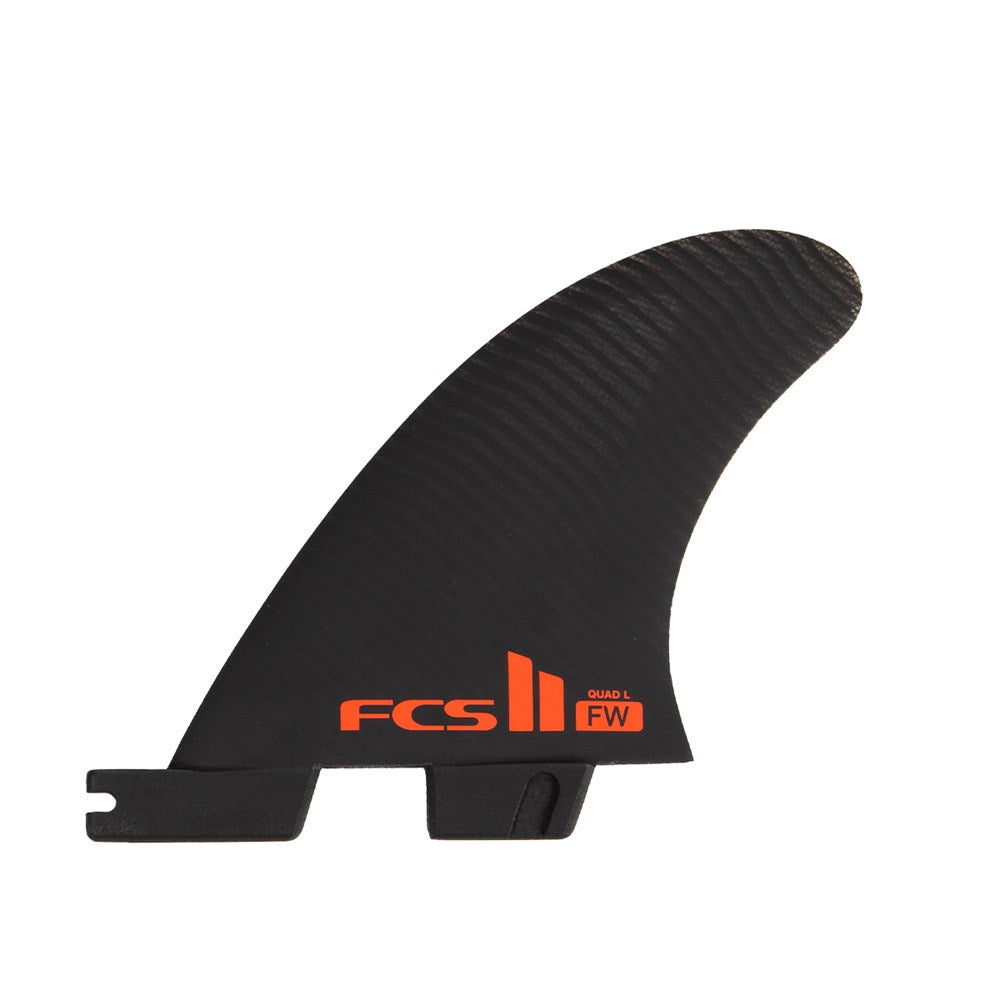 FCS II FW PC Black Tri-Quad Fins