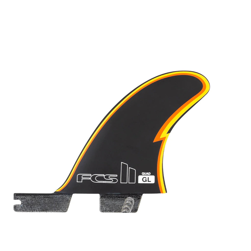 FCS II Gerry Lopez PC Black Tri-Quad Fins