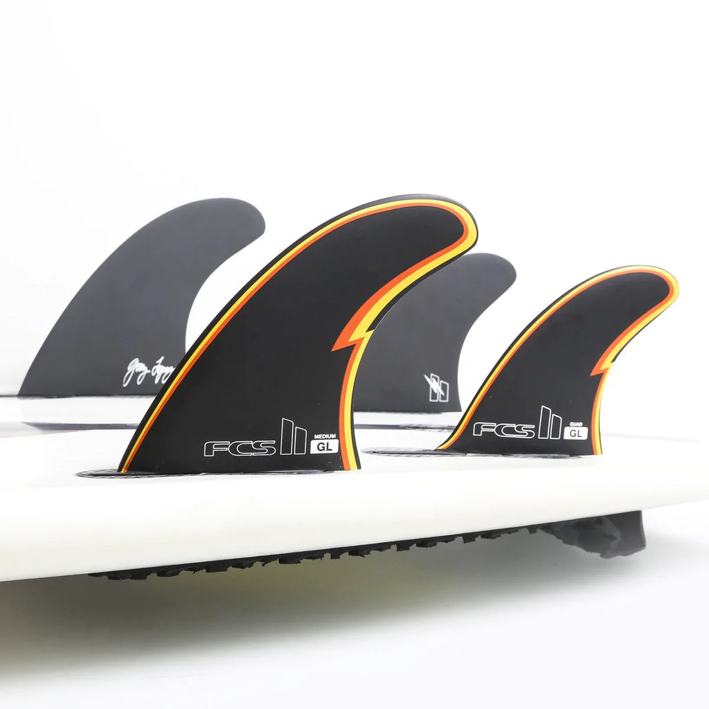 FCS II Gerry Lopez PC Black Tri-Quad Fins