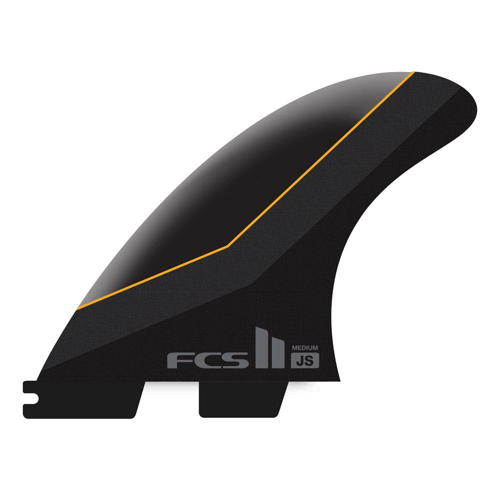 FCSII JS PC Carbon Black Tri Fins