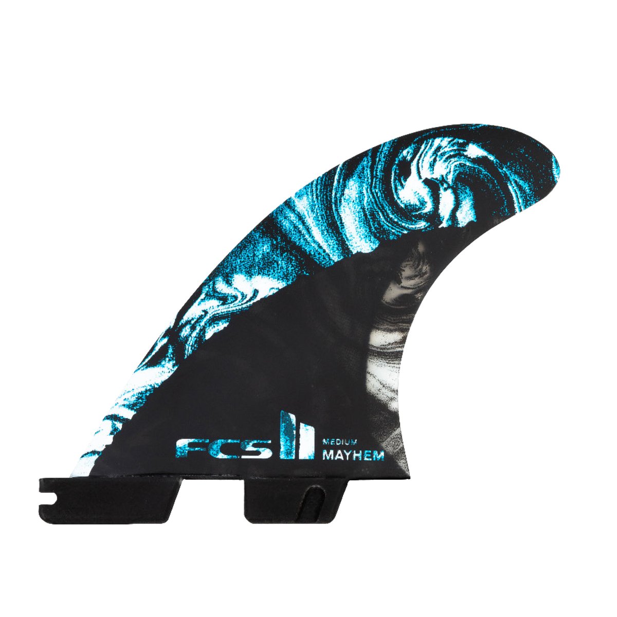 FCS II MB PC Carbon Blue Tri-Quad Fins